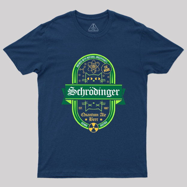 Schrodinger Quantum Ale Beer Geek T-Shirt