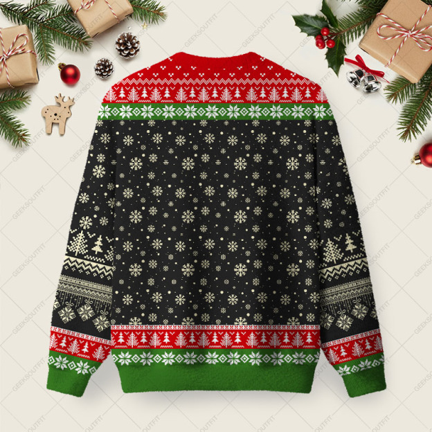 Korben Dallas Ugly Christmas Fuzzy Fleece Sweatshirt