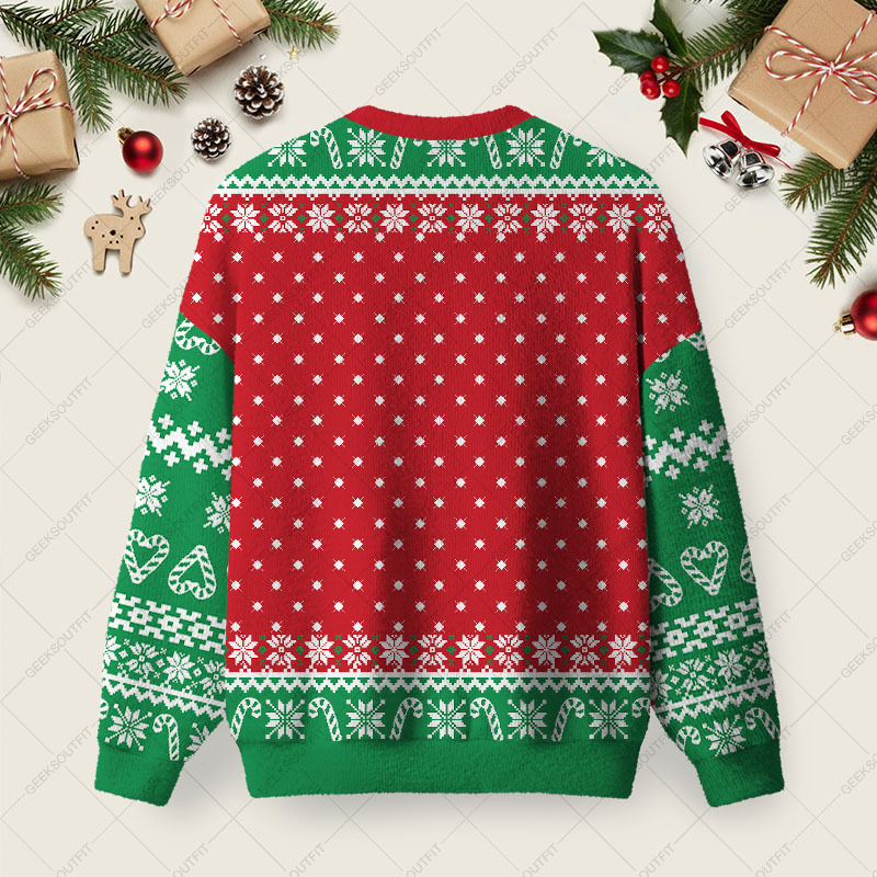 That's What I Do Ugly Christmas Fuzzy Fleece Sweatshirt