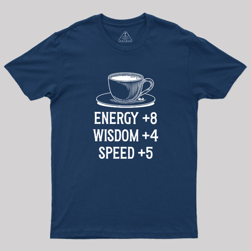 Coffe Stats Geek T-Shirt