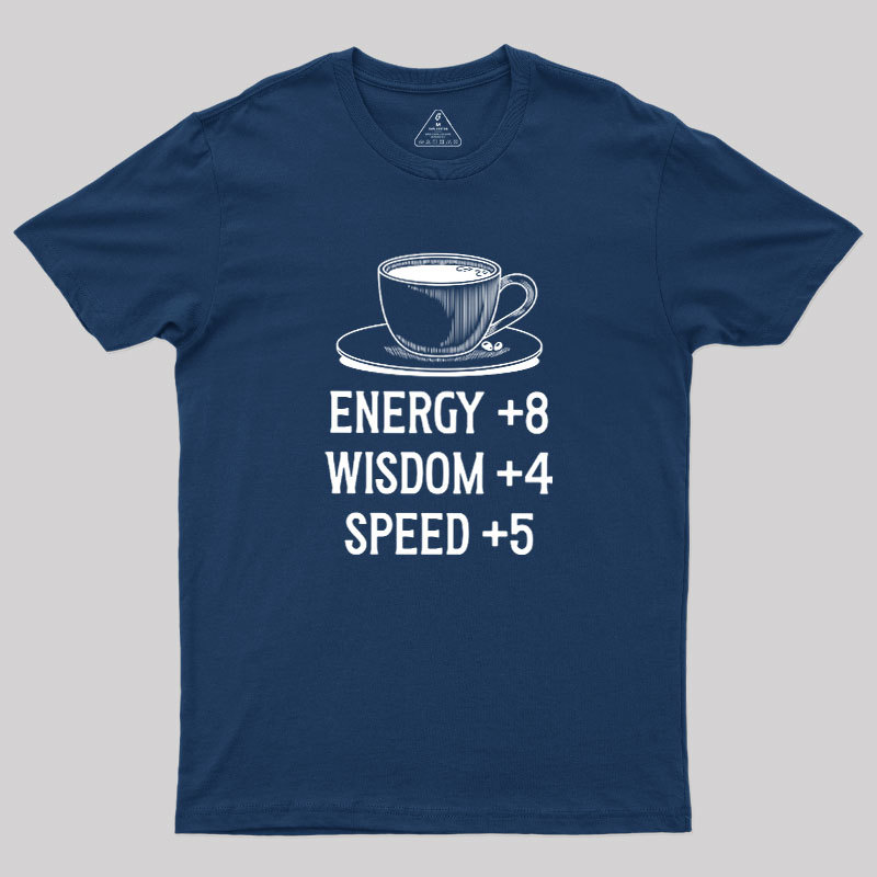 Coffe Stats Geek T-Shirt