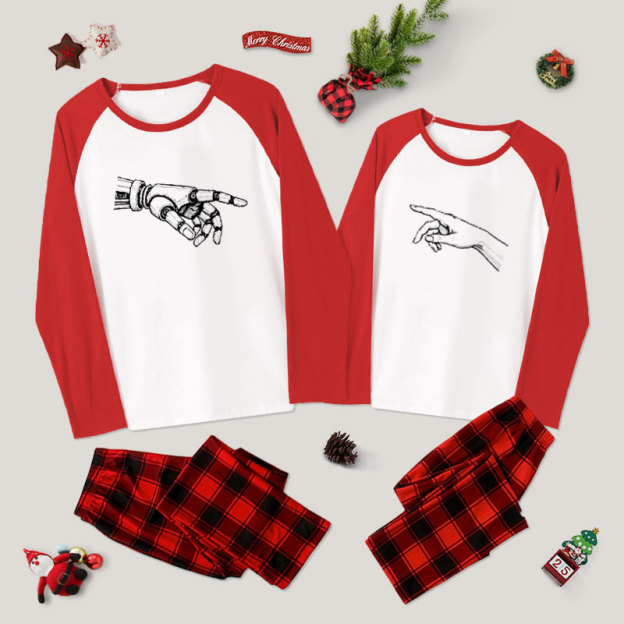 The Machine Love Couple Pajama Sets