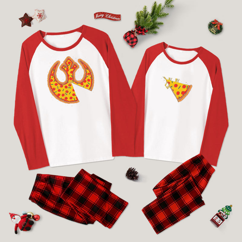 Pizza Sharing Couple Pajama Sets