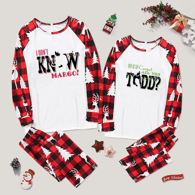 I Don Not know Margo Couple Pajama Sets