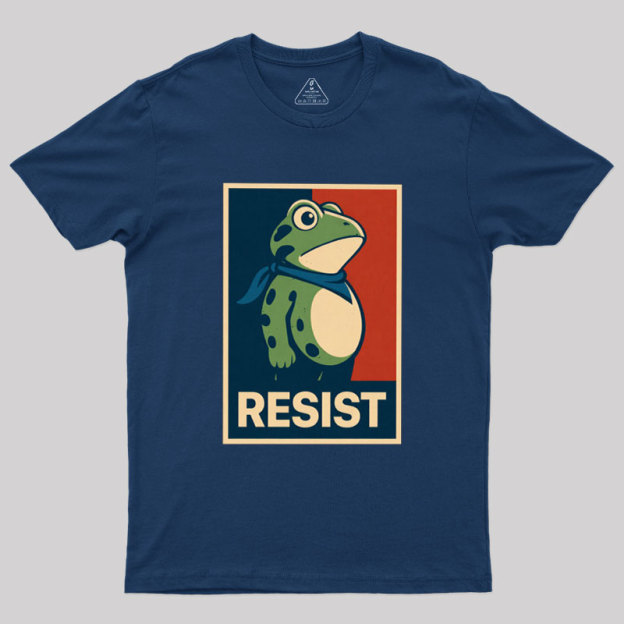 Frog Protest Geek T-Shirt