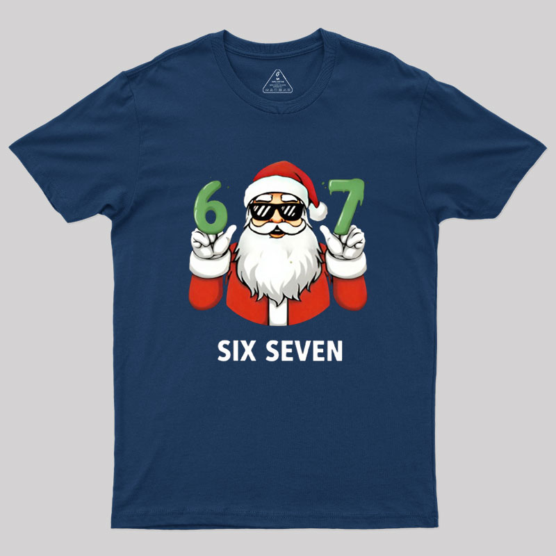 Geeksoutfit Santa 67 Christmas Geek T-Shirt for Sale