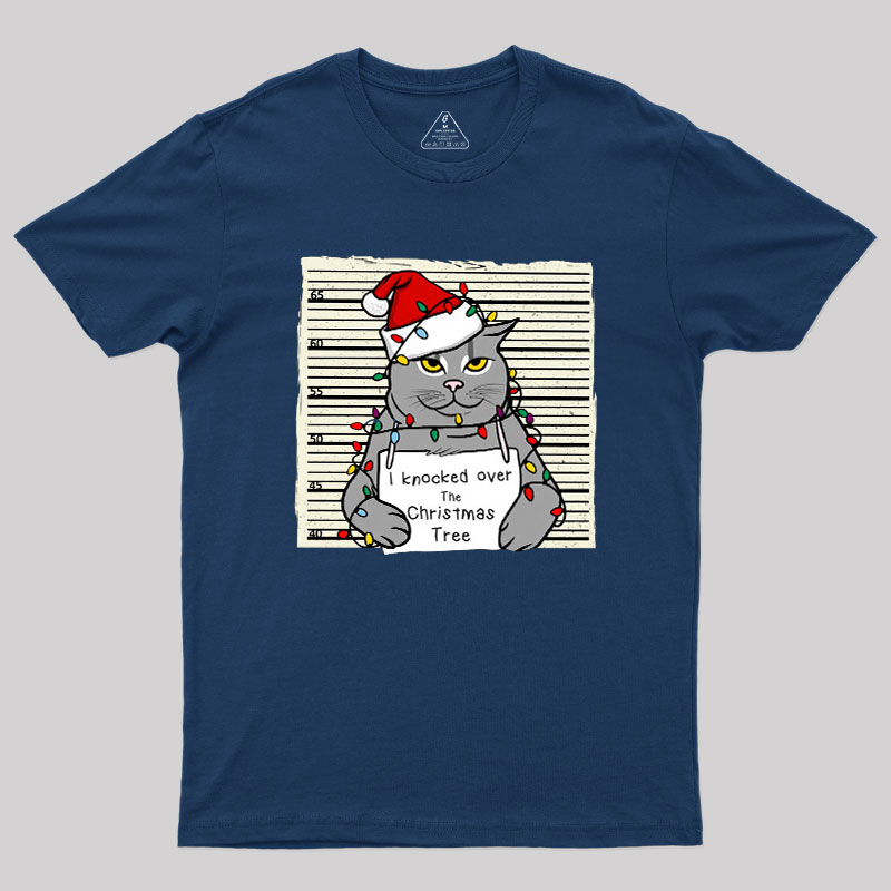 Christmas Cat Geek T-Shirt