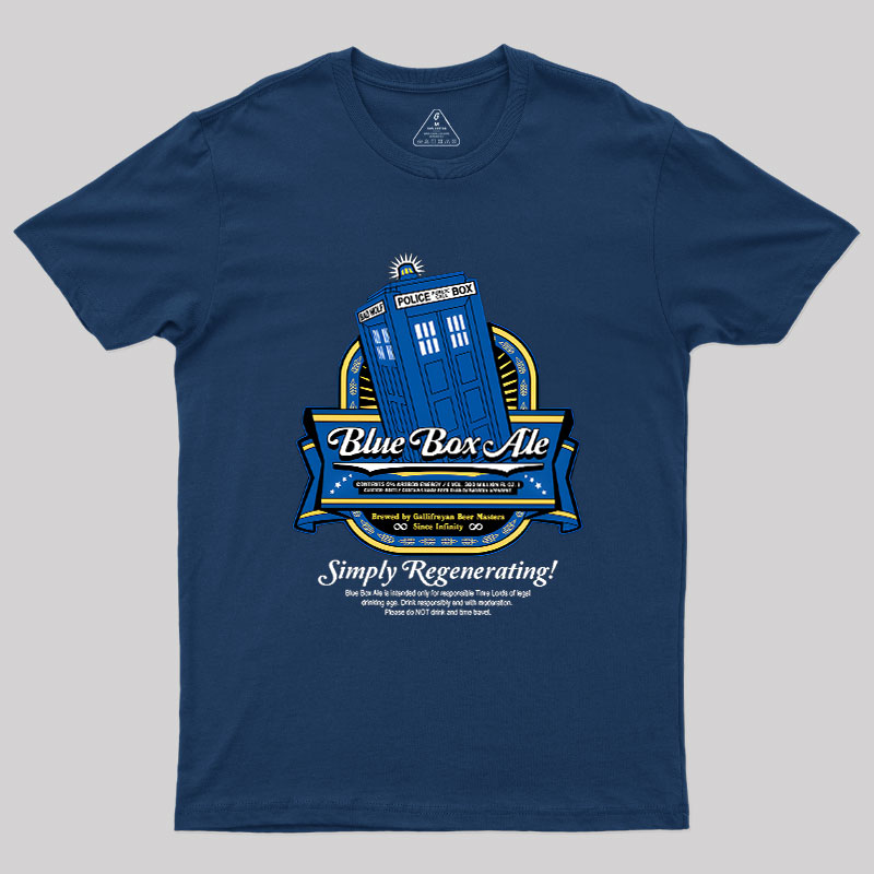 Blue Box Ale Geek T-Shirt