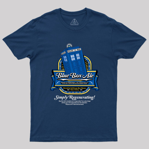 Blue Box Ale Geek T-Shirt