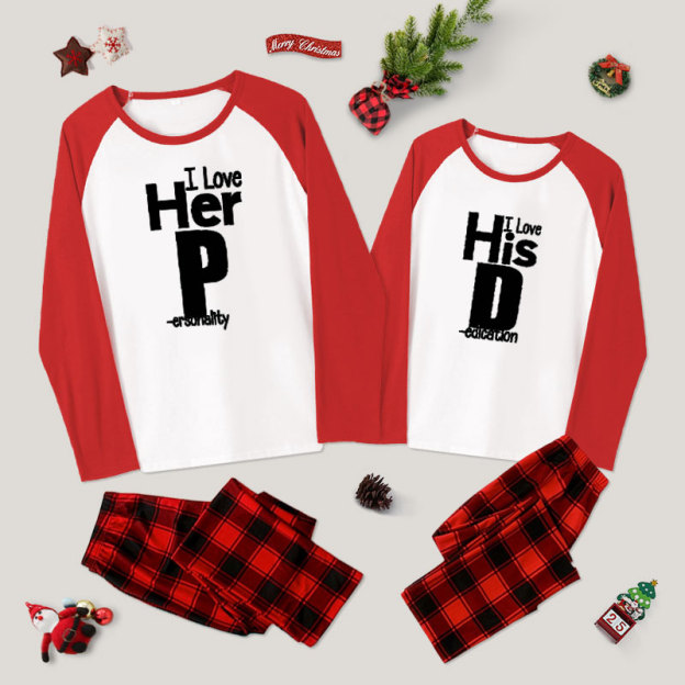 Dedication & Personality Couple Pajama Sets