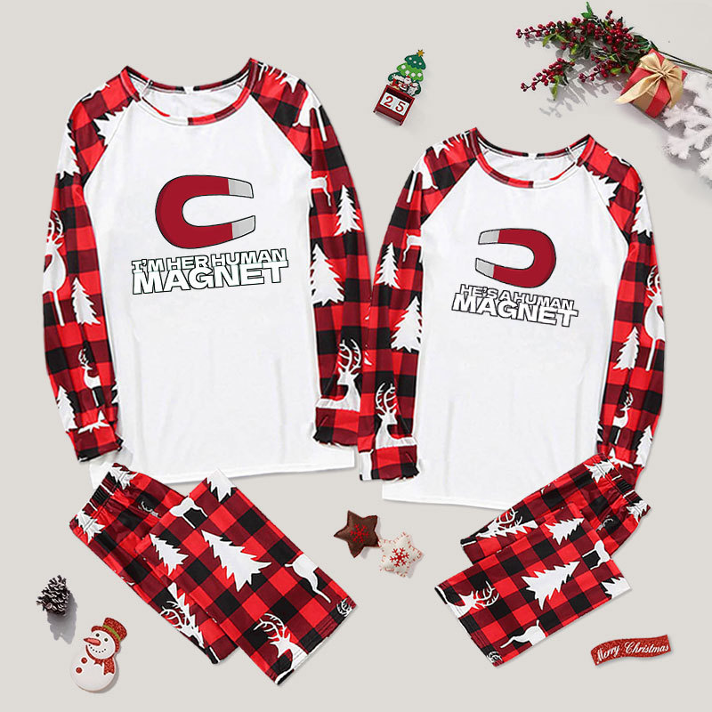 Human Magnet Couple Pajama Sets