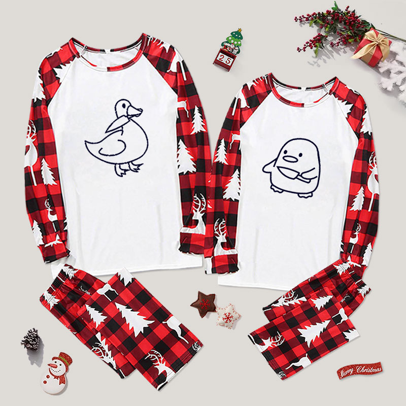 Tiny Duckling Couple Pajama Sets