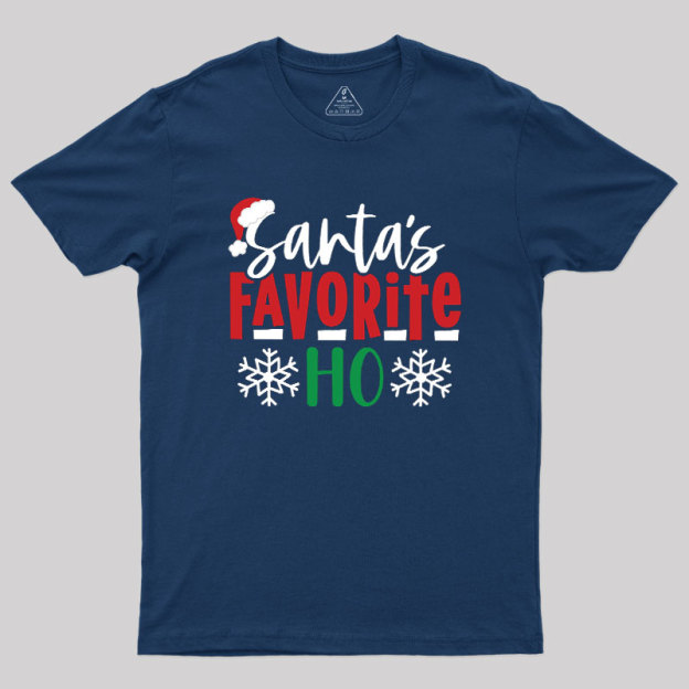 Santas Favourite Ho Funny Geek T-Shirt