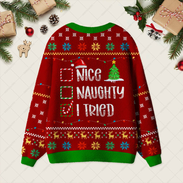 I Tired Funny Geek Ugly Cardigan Sweaters 