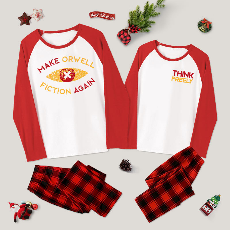 Think Freely Orwell Reimagined Couple Pajama Sets
