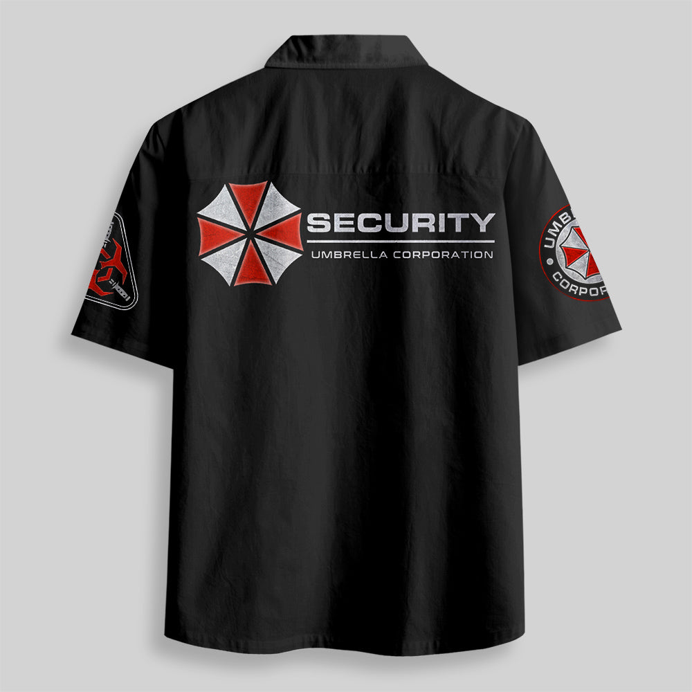 Umbrella Corporation Uniform Button Up Pocket Shirt