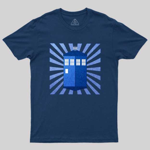 TARDIS Stained Glass Geek T-Shirt