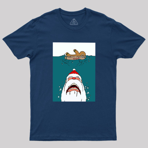 Santa Shark Geek T-Shirt