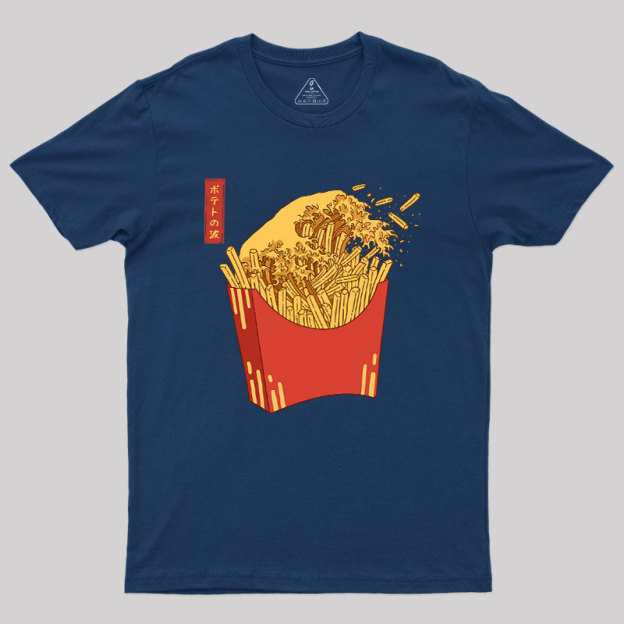 Fries Tsunami Geek T-Shirt