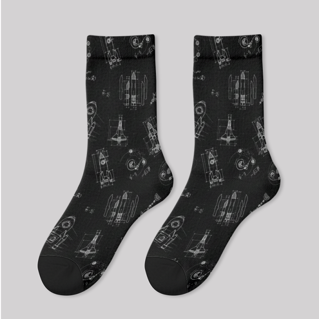 Aerospace Science Men's Socks