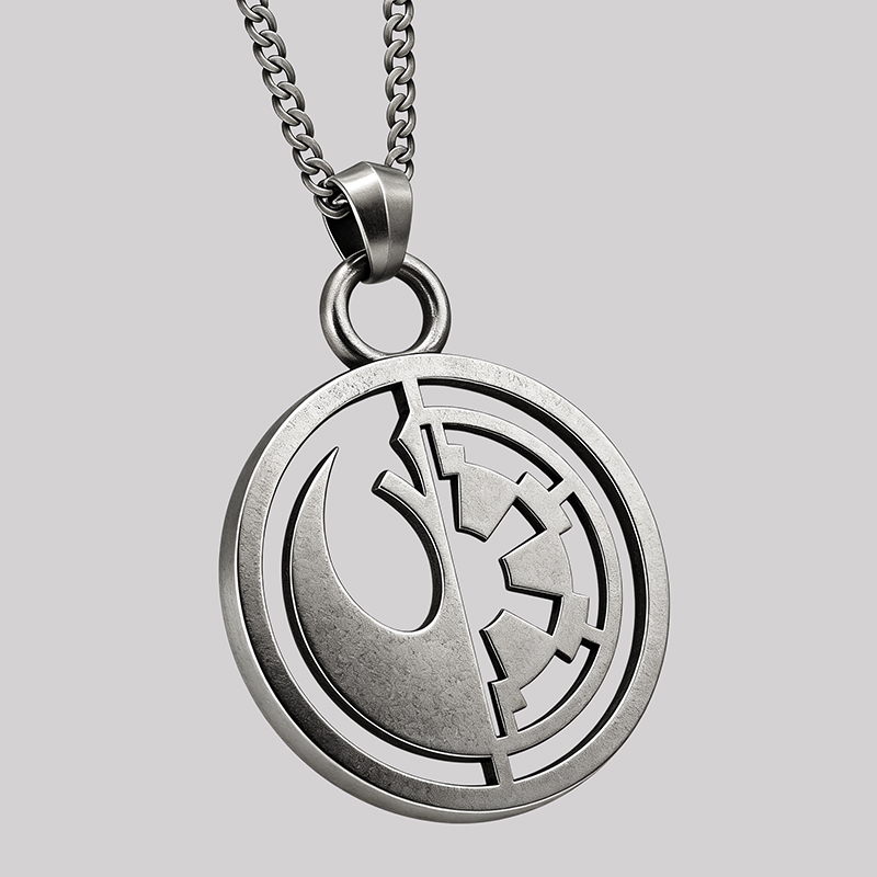 Balance of Forces Geek Sculptural Necklace