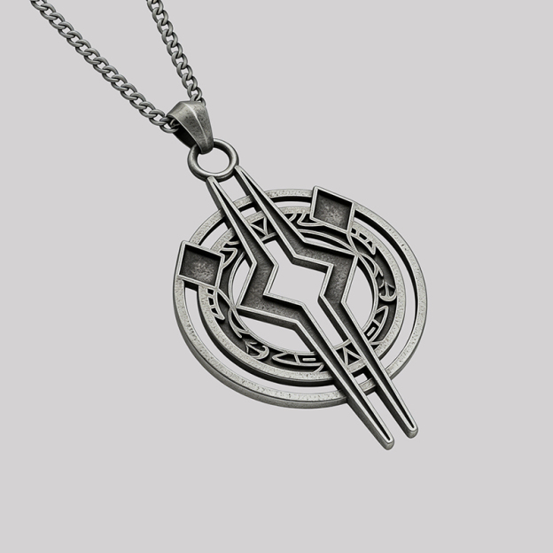 Eternal Nexus Geek Sculptural Necklace