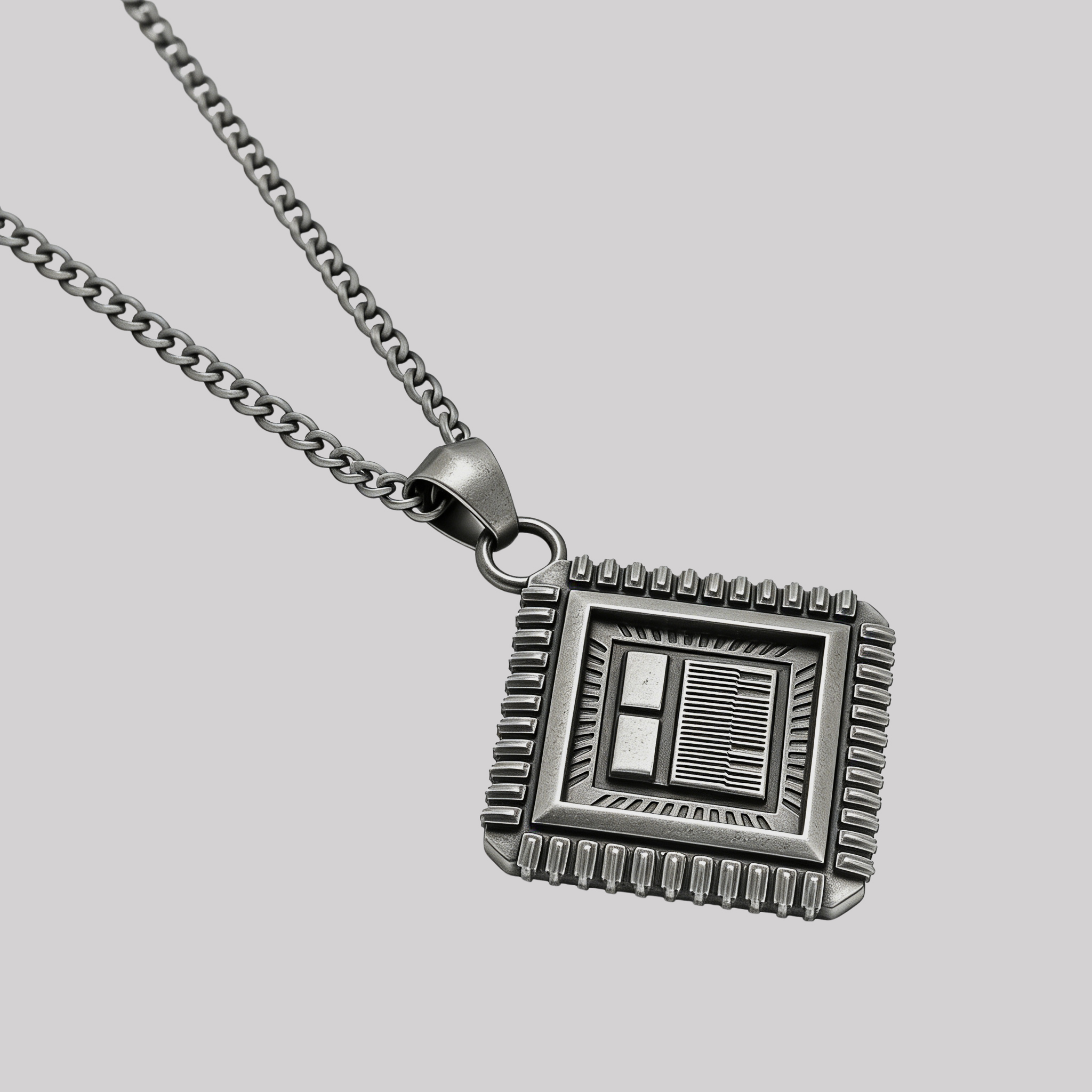 Silicon Core Geek Sculptural Necklace