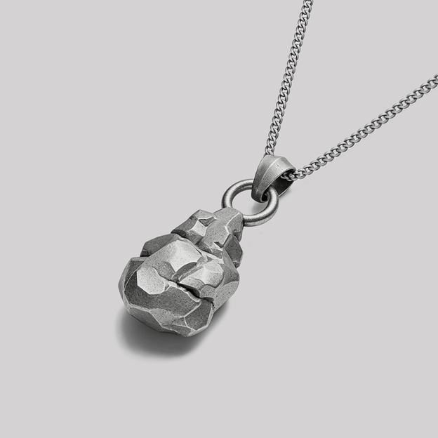 Meteor Fragment Geek Sculptural Necklace