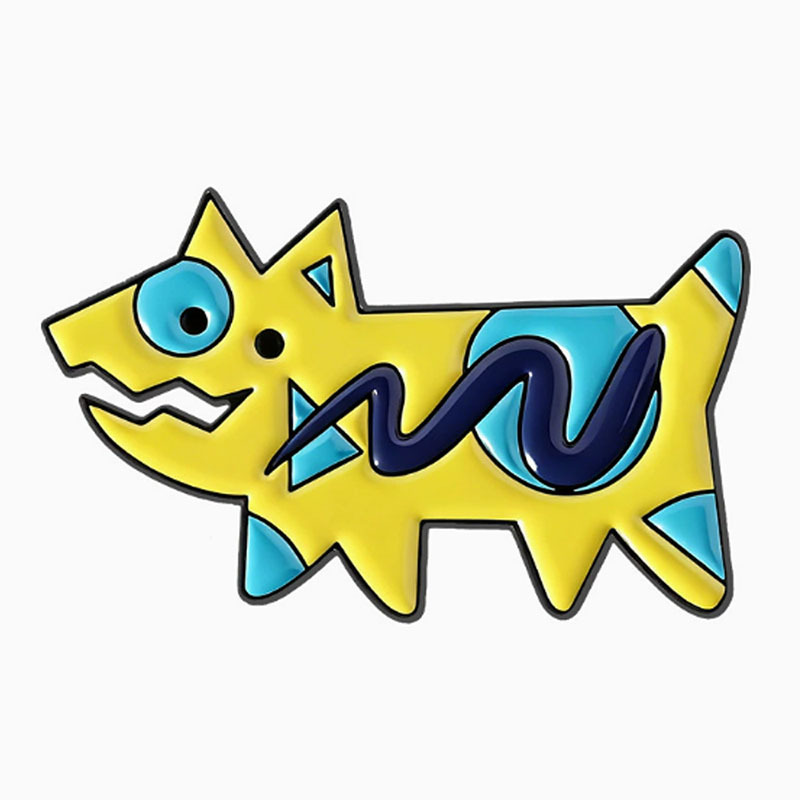 Geometric Doodle Animals Pins