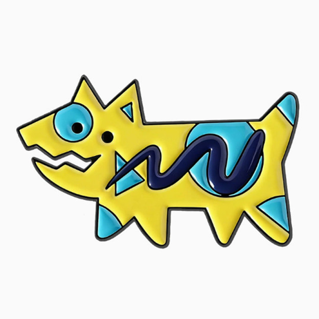 Geometric Doodle Animals Pins