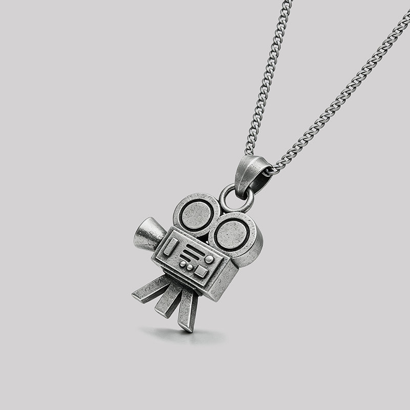 Crank Cam Geek Sculptural Necklace