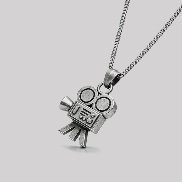 Crank Cam Geek Sculptural Necklace