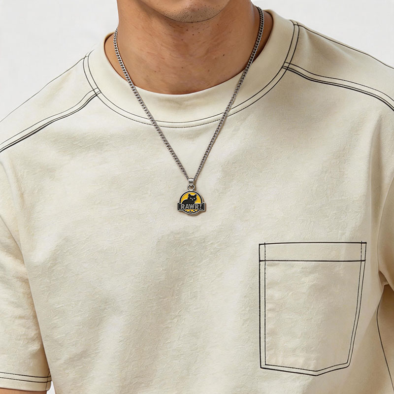 My Rawr Cool Cat Companion Geek Sculptural Necklace
