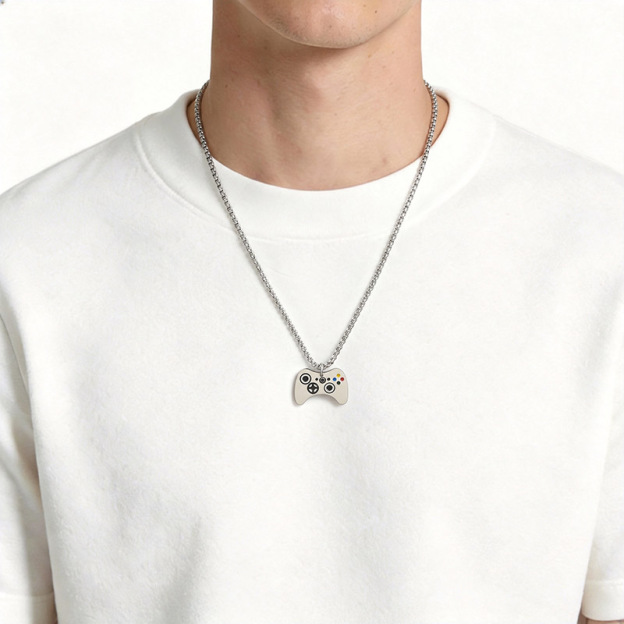 Digital Play Geek Sculptural Necklace