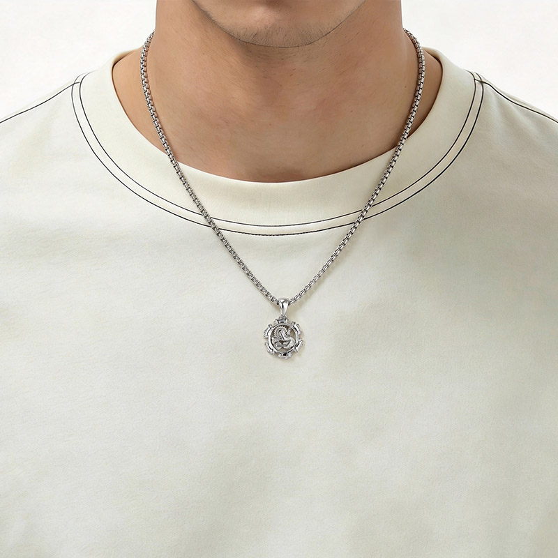 Mechanical Chainring Geek Sculptural Necklace
