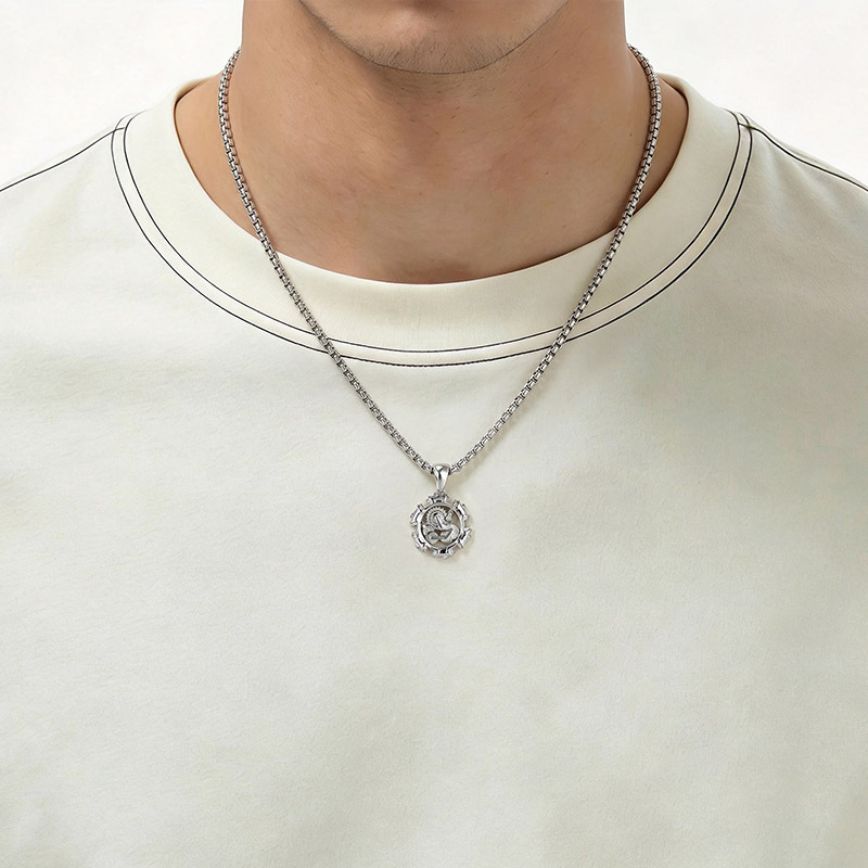 Mechanical Chainring Geek Sculptural Necklace