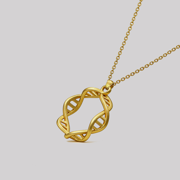 Life Strand Loop Geek Sculptural Necklace