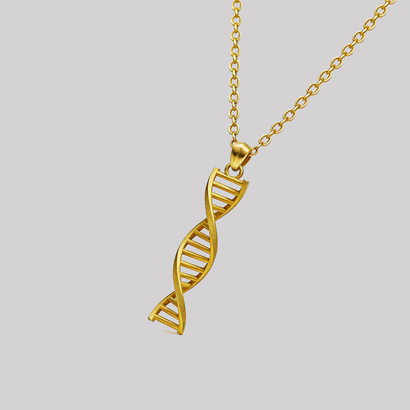 Endless Helix Geek Sculptural Necklace