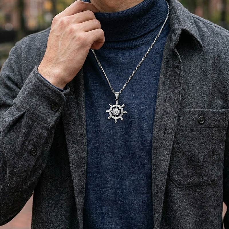 Ocean Navigator Geek Sculptural Necklace