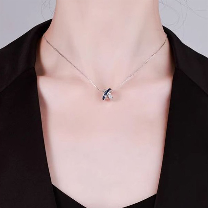 Interlocking Geek Sculptural Necklace