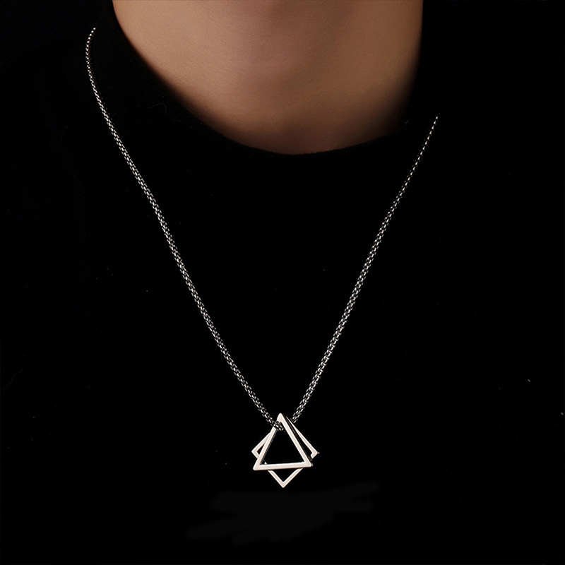 Geometric Balance Geek Sculptural Necklace