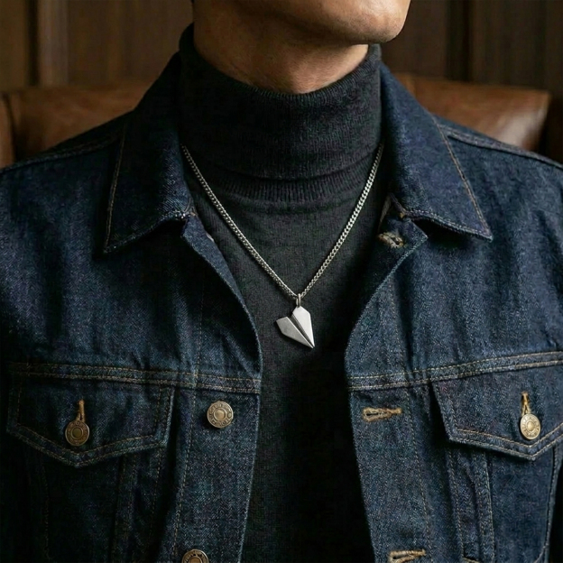 Physics Flight Prototype Geek Sculptural Necklace