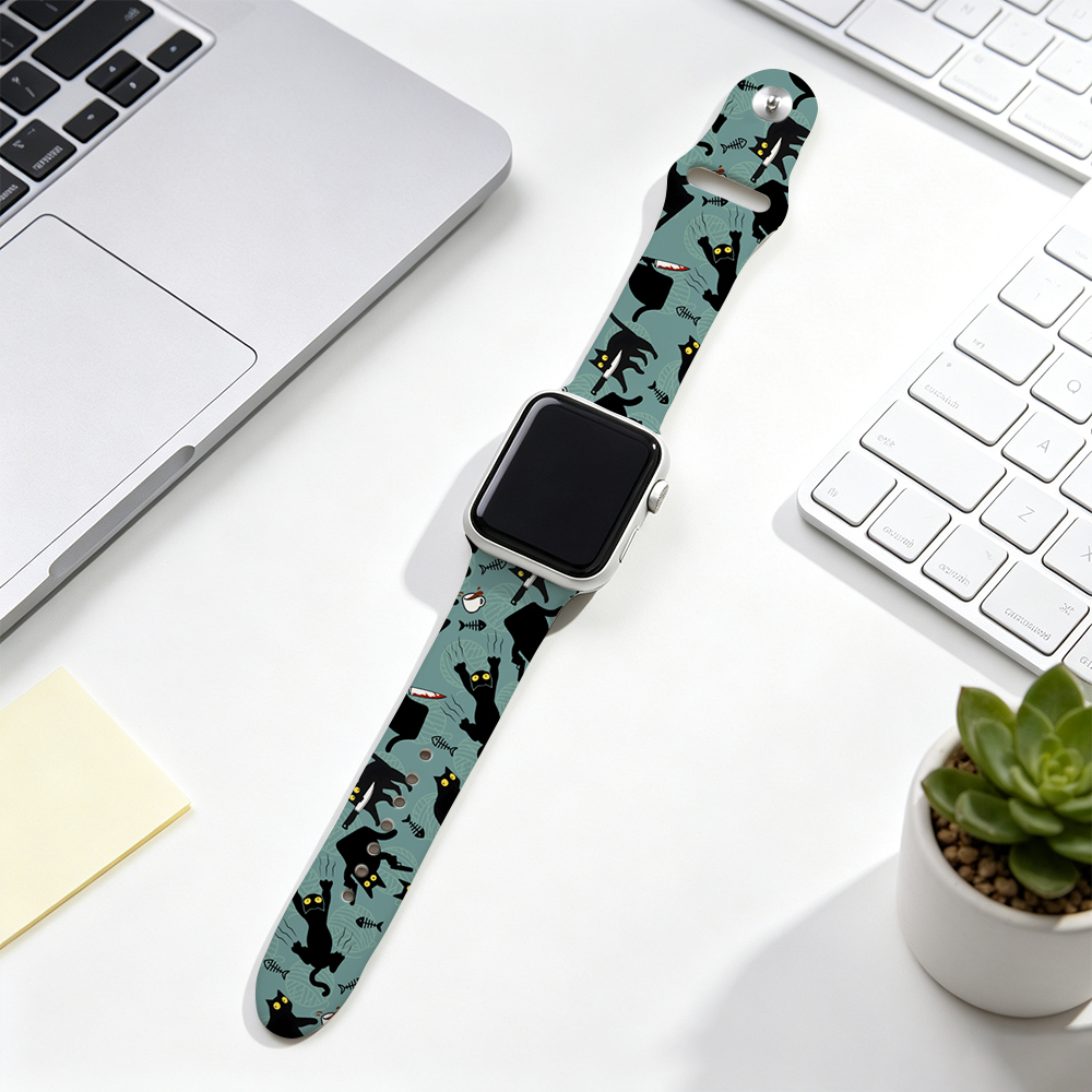 Naughty Kitten Geek Watch Band