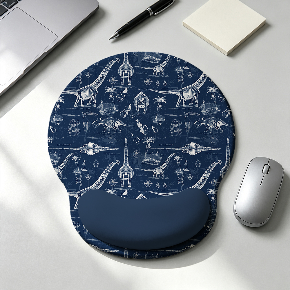 Jurassic Explorer Geek Ergonomic Mouse Pad