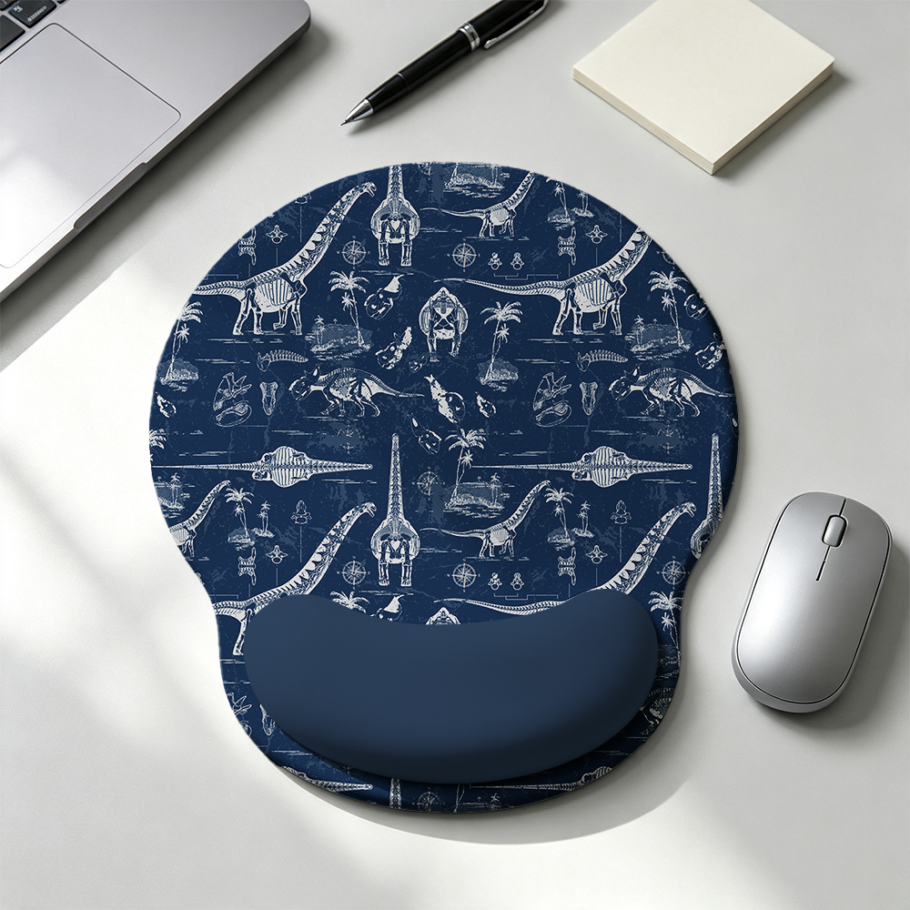 Jurassic Explorer Geek Ergonomic Mouse Pad