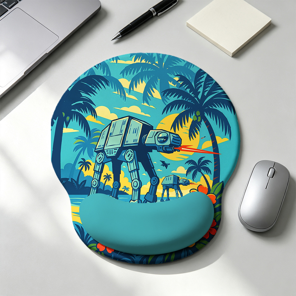 Walker Hawaii Geek Ergonomic Mouse Pad