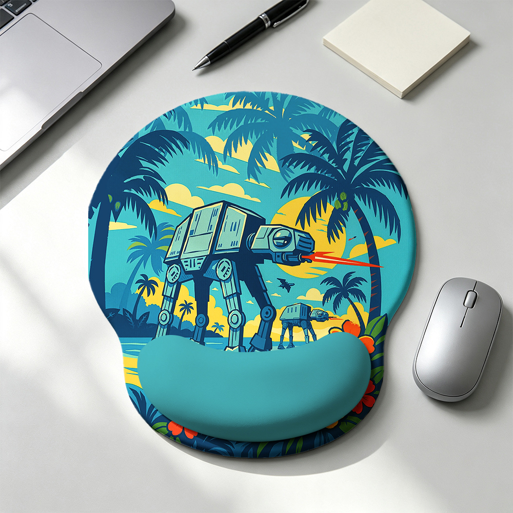 Walker Hawaii Geek Ergonomic Mouse Pad