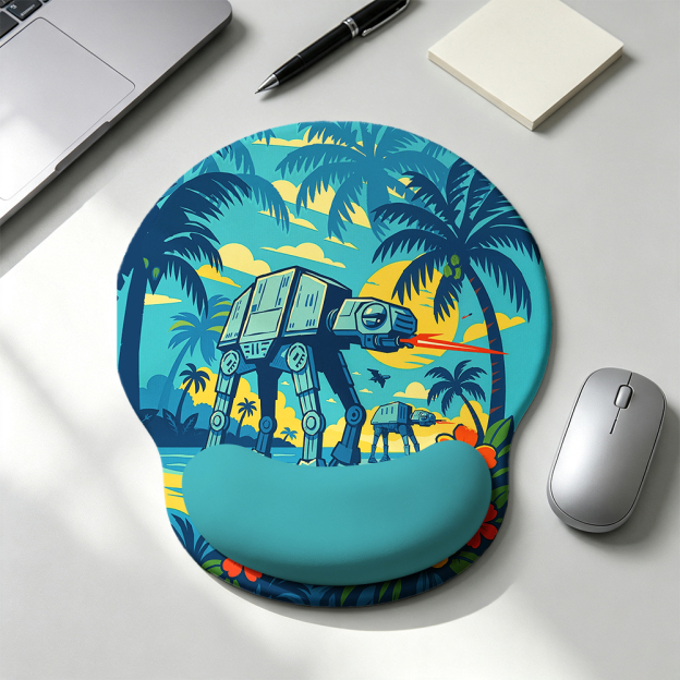 Walker Hawaii Geek Ergonomic Mouse Pad