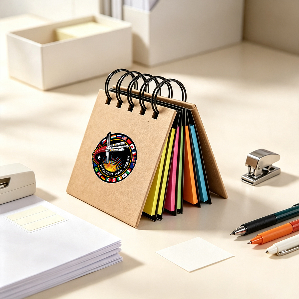 Astro Mission Badge Geek Desktop Sticky Note Set