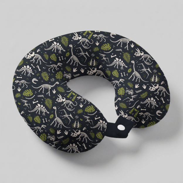Mesozoic Field Notes Geek U-Shaped Travel Pillow
